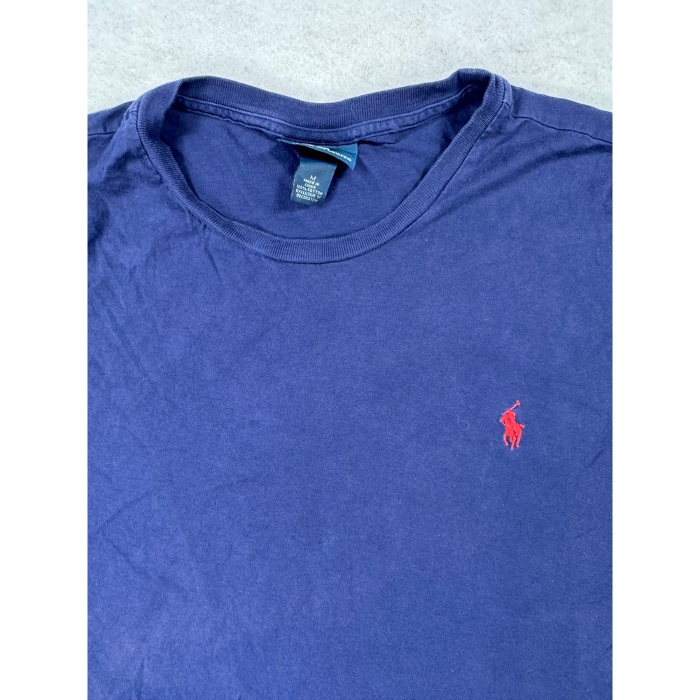 Polo Ralph Lauren Mens T-Shirt Bundle 4pk Navy Blue Yellow Pocket V-Neck Size M - Picture 11 of 16